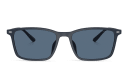 Shop Emporio Armani Logo Rectangle Sunglasses online.