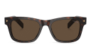 Shop PRADA Logo Rectangle Sunglasses online.