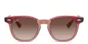 Shop Ray-Ban Junior Logo Kids Square Sunglasses online.