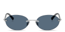 Shop TIFFANY Tiffany HardWear Rimless Oval Sunglasses online.