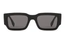 Shop FENDI Fendi Diagonal Rectangle Sunglasses online.