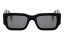 Shop FENDI Fendi Diagonal Rectangle Sunglasses online.