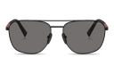Shop Prada Linea Rossa Logo Lettering Oval Sunglasses online.