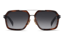 Shop DAVID BECKHAM Talisman Rectangle Sunglasses online.