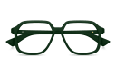 Shop BOTTEGA VENETA Slim Ribbon Unisex Wide Square Eyeglasses online.