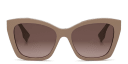 Shop FENDI Lettering Black Square Sunglasses online.
