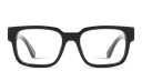 Shop OFF WHITE Logo Signature Unisex Square Eyeglasses online.