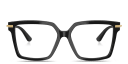 Shop Dolce & Gabbana DG Motif Square Eyeglasses online.