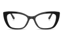Shop Dolce & Gabbana DG Motif Cat-Eye Eyeglasses online.