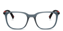 Shop Prada Linea Rossa Logo Signature Pillow Eyeglasses online.