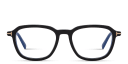 Shop TOM FORD T Logo Square Eyeglasses online.