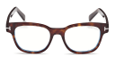 Shop TOM FORD T Logo Square Eyeglasses online.