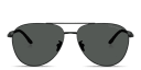 Shop GIORGIO ARMANI Logo Signature Pilot Sunglasses online.