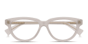 Shop BOTTEGA VENETA Triangle Stud Cat-Eye Eyeglasses online.