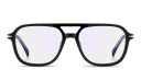 Shop DAVID BECKHAM Talisman Square Eyeglasses online.