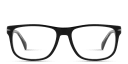 Shop DAVID BECKHAM Clip-On Wide Rectangle Eyeglasses online.