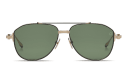 Shop AKONI Helios Unisex Aviator Sunglasses online.