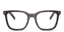 Shop PRADA Logo Lettering Square Eyeglasses online.
