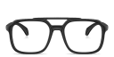 Shop Moncler Logo Signature Unisex Square Eyeglasses online.