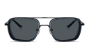 Shop Emporio Armani Eagle Logo Square Sunglasses online.