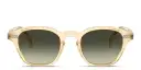 Shop OLIVER PEOPLES Eyles Unisex Square Sunglasses online.