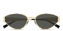 Shop GUCCI GG Motif Irregular Sunglasses online.