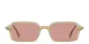 Shop FENDI Selleria Rectangle Sunglasses With Blue Light Lenses online.