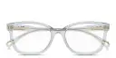 Shop Chloe Logo Signature Rectangle Eyeglasses online.