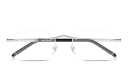 Shop MONTBLANC Meisterstück Rimless Rectangle Eyeglasses online.