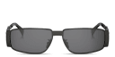 Shop CELINE Metal Triomphe Rectangular Sunglasses online.