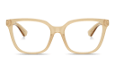 Shop BURBERRY Engraved Logo Square Eyeglasses online.
