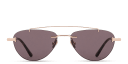 Shop TOM FORD Astor Rimless Pilot Sunglasses online.