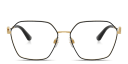 Shop Dolce & Gabbana DG Wide Panthos Eyeglasses online.