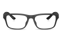 Shop Emporio Armani Eagle Logo Pillow Eyeglasses online.