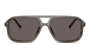 Shop Dolce & Gabbana Logo Signature Unisex Pilot Sunglasses online.