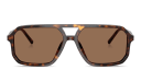 Shop Dolce & Gabbana Logo Signature Unisex Pilot Sunglasses online.
