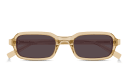 Shop SAINT LAURENT Logo Signature Rectangle Sunglasses online.