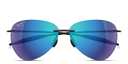 Shop Maui Jim Sugar Beach Unisex Rimless Aviator Sunglasses online.