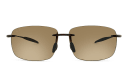 Shop Maui Jim Break Wall Unisex Rimless Rectangle Sunglasses online.