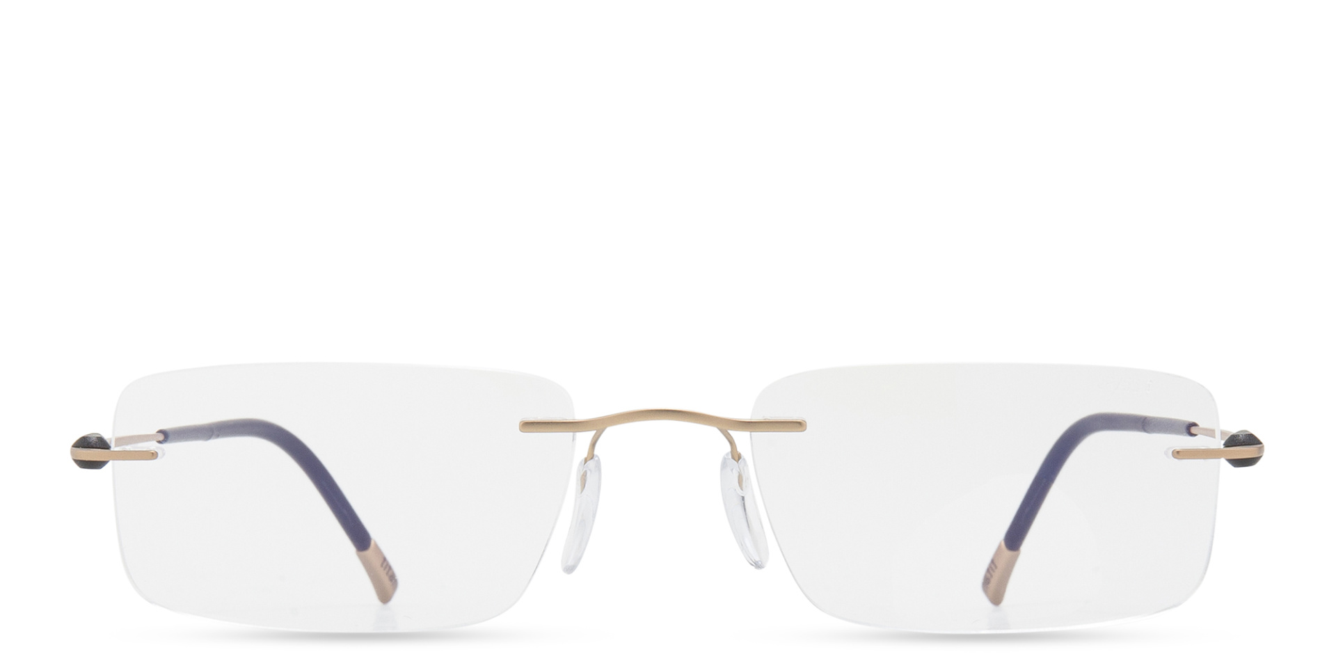 Narrow rimless glasses shop