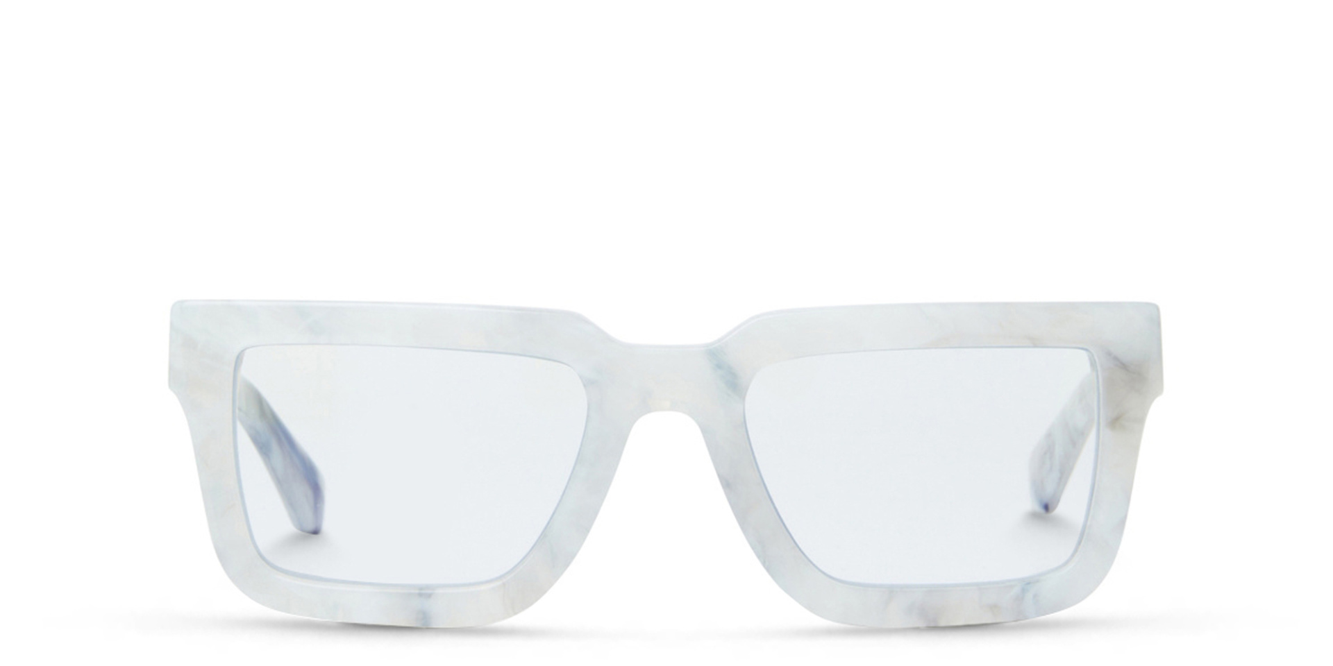 Buy OFF WHITE Unisex Square Eyeglasses Online | MAGRABi Qatar