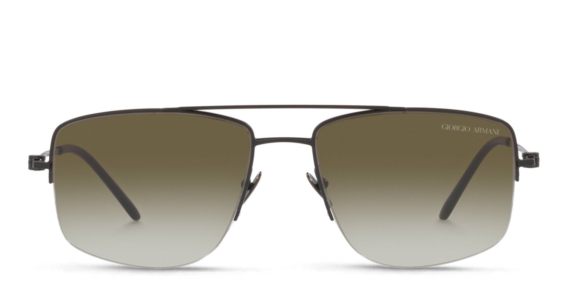 Buy GIORGIO ARMANI Half Rim Rectangle Sunglasses Online MAGRABi KSA
