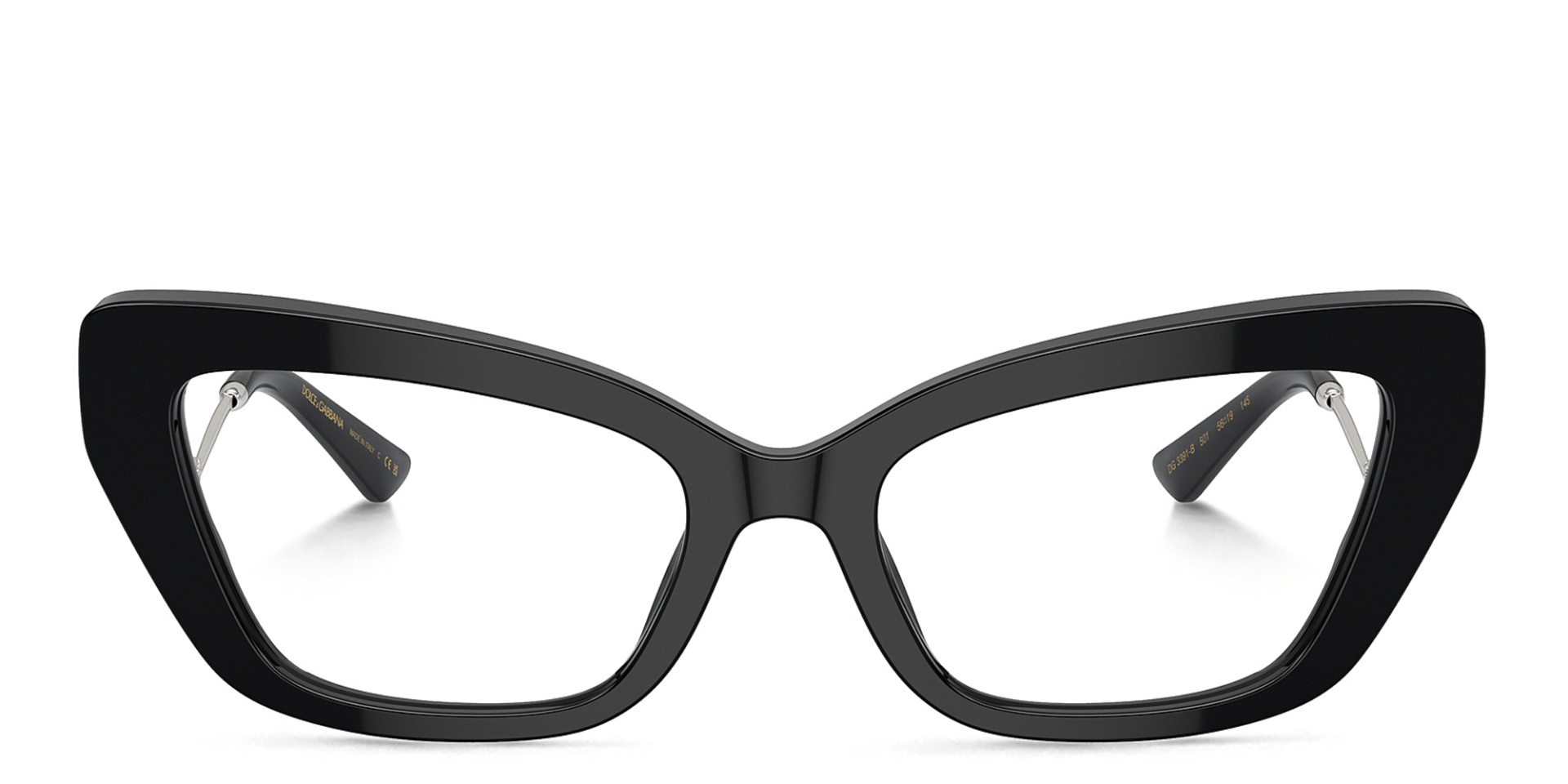 Buy Dolce Gabbana Rhinestone DG Motif Wide Cat Eye Eyeglasses Online MAGRABi KSA