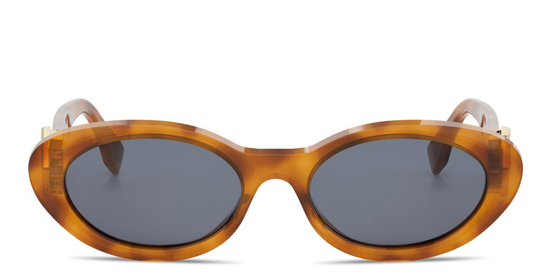 Buy FENDI FF Diamonds Havana Oval Sunglasses Online | MAGRABi Egypt