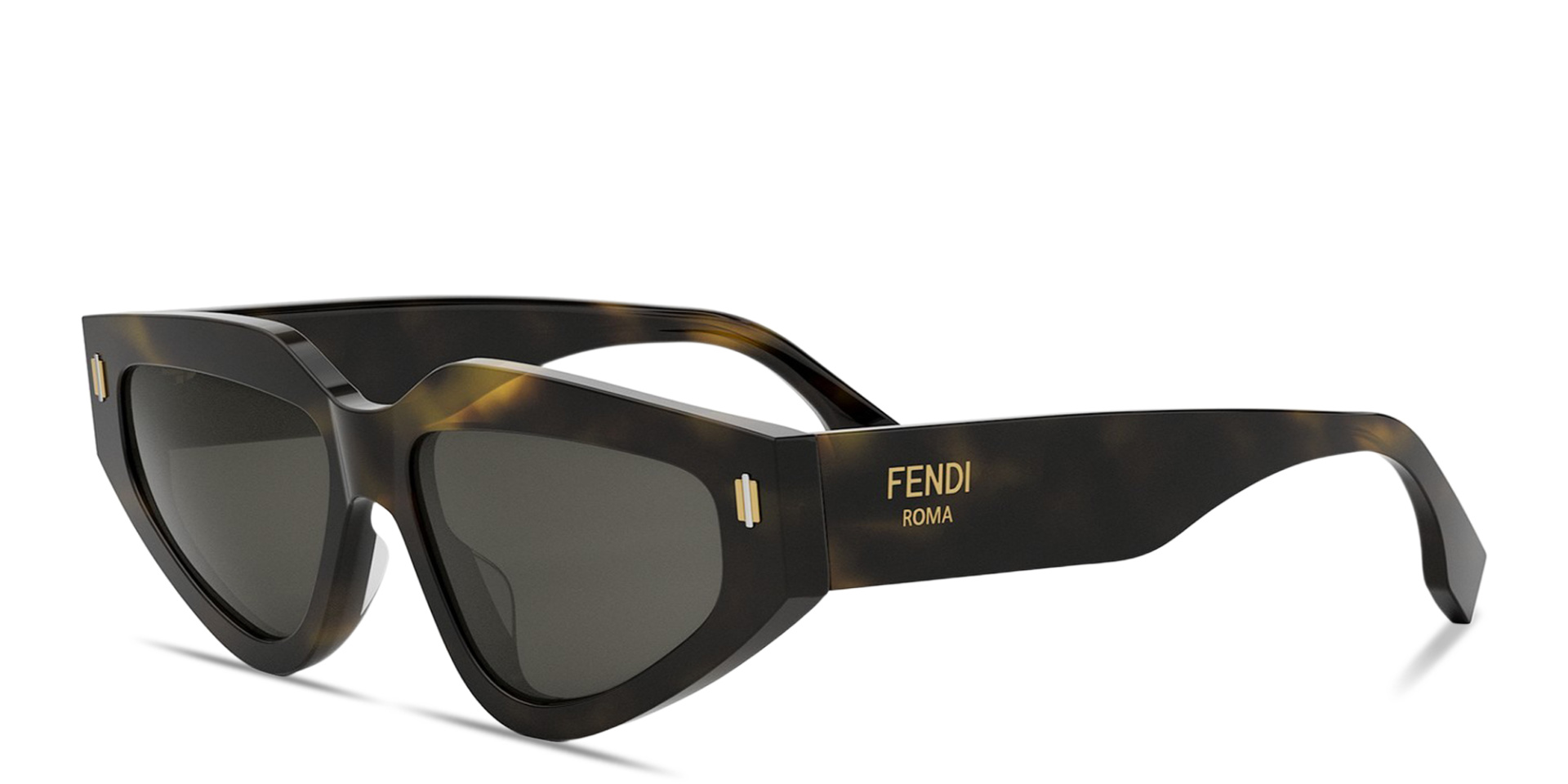FENDI キャットアイフレムサンクラス FE40163U 01V Sunglasses FENDI Roma FE40163U 01V 54-15 Black in stock