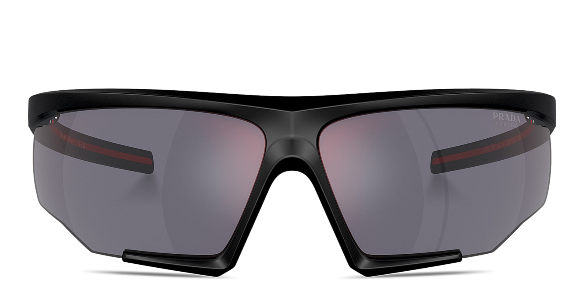 小物 PRADA Half-Lim sunglasses Buy Prada Linea Rossa Logo Half-Rim Wide Irregular Sunglasses