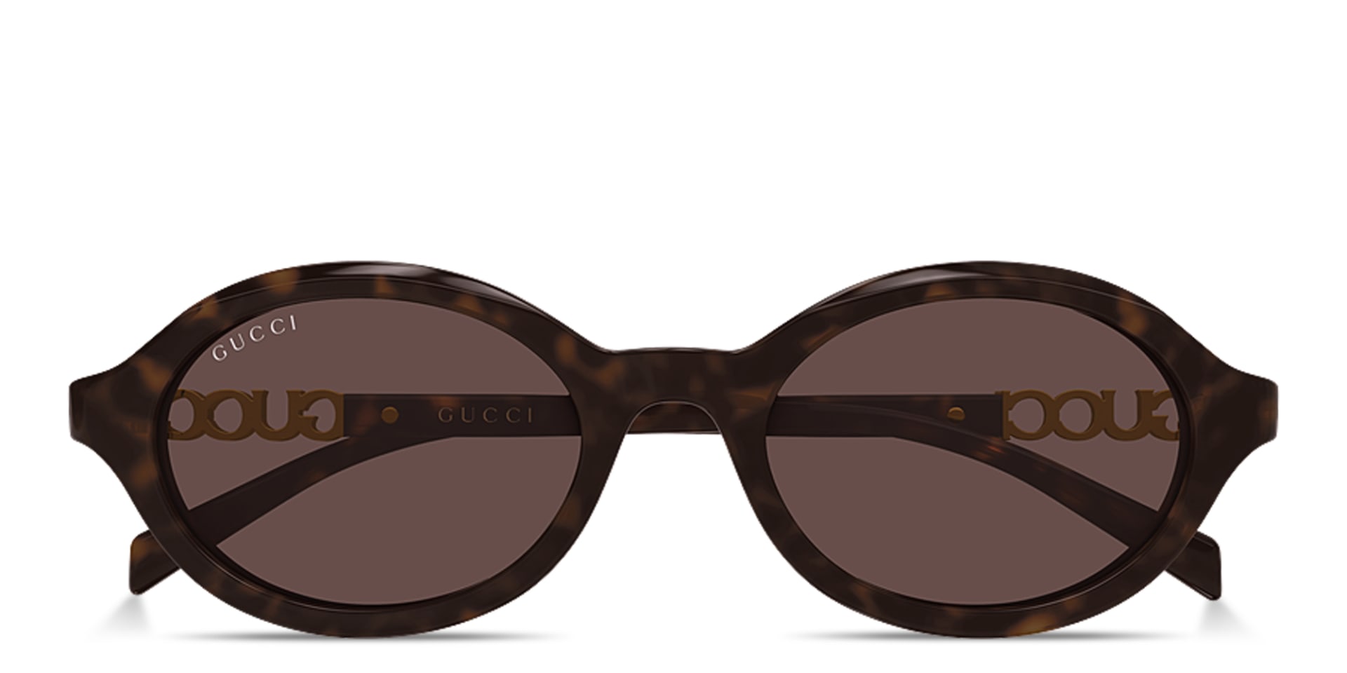 Buy GUCCI Logo Signature Oval Sunglasses Online | MAGRABi KSA