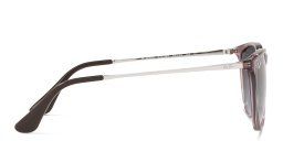 Ray-Ban Junior Kids Erika Panthos Sunglasses in Transparent Violet – Product Photo 3