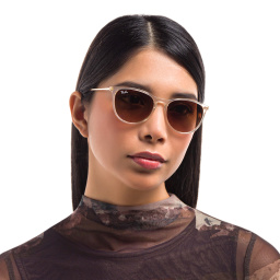 Shop Ray-Ban Junior Kids Erika Panthos Sunglasses in Transparent light brown online.