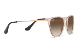 Shop Ray-Ban Junior Kids Erika Panthos Sunglasses in Transparent light brown online.